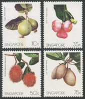 Singapore 480-483,MNH.Michel 490-493. Indigenous Fruits 1986. - Singapour (1959-...)