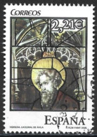 Spain 2005. Scott #3383 (U) Stained-Glass Window, Avila Cathedral (Single Stamp From Souvenir Sheet) - Gebraucht