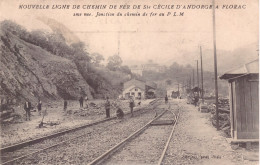 "/"48 - Lozère - Nouvelle Ligne Chemin De Fer Ste Cécile Andorge-Florac - 2ème - Vue Jonction Du Chemin De Fer Au PLM - Autres & Non Classés