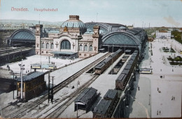 DE Dresden Hauptbahnhof Torn In South - Autres & Non Classés
