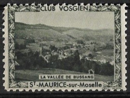 CLUB VOSGIEN ST MAURICE SUR MOSELLE ** LA VALLEE DE BUSSANG - Tourisme (Vignettes)