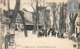 Céret * Boulevard St Roch Et Les Tours * épicerie * Villageois - Ceret