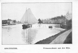 Prent - Prinsenschouw Aan Den Rijn - Koudekerke   - 8.5x12.5 Cm - Veere