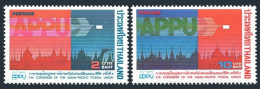 Thailand 1128-1129,hinged.Mi 1144-1145. APPU: Asian-Pacific Postal Union, 1985. - Thaïlande