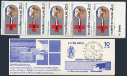 Thailand 1220a Booklet,MNH.Mi 1244 MH. Red Cross Fire 1988.Prevention Of Rabies. - Thaïlande