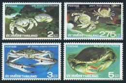 Thailand 877-880,hinged.Mi 899-902. Crabs,1979.Matuta Lunaris,planipes,Scylla. - Thaïlande