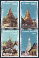 Thailand 865-868,MNH.Mi 887-890. Temples 1978.Chedi Chai Mongkhon,Hariphunchai, - Thaïlande