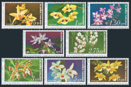 Thailand 840-847,hinged.Mi 861-868. 9th World Orchid Conference 1978.Orchids. - Thaïlande