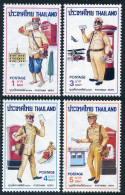 Thailand 792-795,hinged.Michel 813-816. Development Of Mailmen's Uniforms,1975. - Thailand