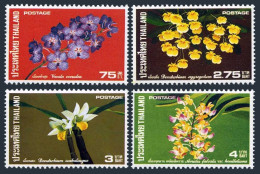 Thailand 714-717,lightly Hinged,Michel 730-733. Orchids 1974. - Thailand