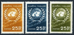 Thailand 330-332,lightly Hinged.Michel 340-341,346. United Nations Day,1957. - Thaïlande