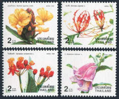 Thailand 1841-1844,1844a,MNH. New Year 1999.Flowers.1998. - Thaïlande