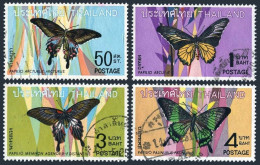 Thailand 509-512,used.Michel 525-528. Butterflies 1968. - Thailand