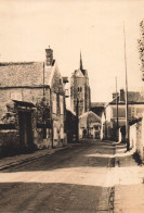 Moigny Sur école * Rue Du Village Et église St Denis * Photo Ancienne 23.2x16.2cm - Andere & Zonder Classificatie