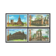 Thailand 1650-1653,1653a,MNH.Mi 1686-1689,Bl.72. Heritage,1996.Landmarks.Palaces - Thaïlande
