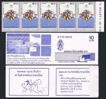 Thailand 1185a Booklet,MNH. Michel 1209 MH. International Literacy Day, 1987. - Thaïlande