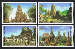 Thailand 1561-1564,1564a Sheet,MNH. Heritage Day,1994.Historical Landmarks. - Thailand