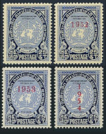 Thailand 296-299,MNH.Michel 296,297,305,306. United Nations Day,1951-1954. - Thaïlande