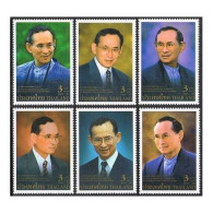 Thailand 2228-2233,2233a Sheet,MNH. King Bhumibol Adulyadej,60th Birthday,2006. - Tailandia