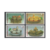 Thailand 1579-1582,1582a,MNH.Michel 1607-1610,Bl.60.Letter Writing Week 1994. - Thailand