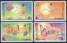Thailand 1861-1864,MNH. BANGKOK-2000 Youth Stamp EXPO.Thai Children's Games. - Tailandia