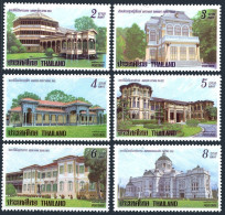 Thailand 1367-1372, MNH. Mi 1384-1389. Royal Throne Rooms, Dusit Palace. 1990. - Thailand