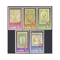 Thailand 1473-1477,1477a Sheet,MNH. BANGKOK-1993.Kings. - Tailandia