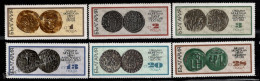 Bulgaria 1970 Yvert 1814-19, Ancient Coins, Coins On Stamps - MNH - Ongebruikt