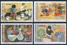 Thailand 662-665,MNH.Michel 666-669. Handicrafts 1973.Silversmiths,Lacquer Ware, - Thaïlande
