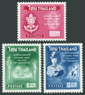 Thailand 370-372, MNH. Michel 382-384. Thai Boy Scouts, 50th Ann.1961. Saluting, - Thailand