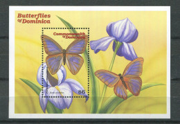 Dominique ** Bloc 406 - Papillon Et Fleur - Dominique (1978-...)