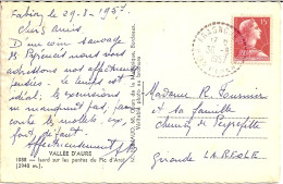 30C --- 65 ARAGNONET B7 Muller - Manual Postmarks
