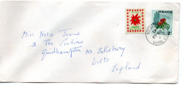 78832 - Jamaica - 1965 - 2d Hibiscus EF A Bf CROSS ROADS > Grossbritannien - Jamaica (1962-...)