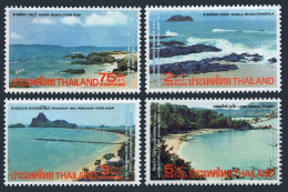 Thailand 757-760,MNH.Michel 776-779. View 1975.Pataya Beach,Samila Beach,Bays. - Tailandia