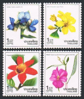 Thailand 1274-1277, MNH. Michel 1275-1278. New Year 1988. Flowers. - Tailandia