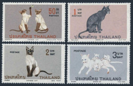 Thailand 572-575, MNH. Michel 588-591. Siamese Cats 1971. - Thailand