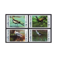 Thailand 1730-1733,1733a,1733b PACIFIC-1997 Sheets,MNH. Waterfowl:Jacana,Stork, - Thaïlande