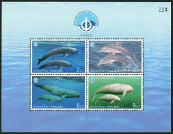 Thailand 1818a,MNH. Year Of The Ocean-1998.Whales,Dugong. - Thaïlande