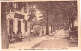 "/"48 - Lozère - Saint Etienne Vallée Française - Hôtel Et Avenue Des Tilleuls - Altri & Non Classificati