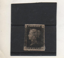 GRANDE BRETAGNE    1 Penny   1840   Y&T: 1    Oblitéré - Usados