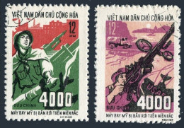 Viet Nam 675-676,CTO.Michel 707-708. 4000th US Warplane Shot Down. 1972. - Vietnam