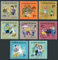 Viet Nam 571-578,CTO.Michel 600-607. Children's Activities, 1970. - Vietnam