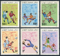 Viet Nam 1210-1215,MNH.Michel 1248-1253. World Soccer Cup Spain-1982. - Vietnam