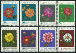 Viet Nam 1202-1209,MNH.Michel 1240-1247. Flowers 1982. - Vietnam