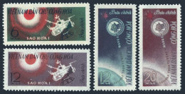 Viet Nam 251-254,lightly Hinged.Michel 258-261. Mars 1 Spacecraft,1963. - Viêt-Nam