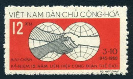 Viet Nam 139,lightly Hinged.Michel 144. Federation Of Trade Unions-15,1960. - Vietnam