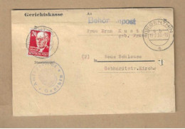 Los Vom 14.05  Dienst-Brief Aus Genthin 1950 - Brieven En Documenten