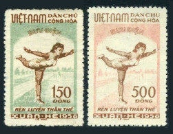 Viet Nam 67-68,lightly Hinged.Michel 70-71. Physical Education,1958. - Viêt-Nam