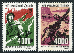 Viet Nam 675-676, MNH. Michel 707-708. 4000th US Warplane Shot Down. 1972. - Viêt-Nam