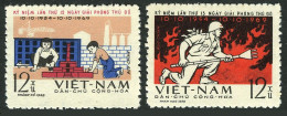 Viet Nam 557-558,MNH.Michel 586-587. Liberation Of Hanoi, 15th Ann. 1969. - Vietnam